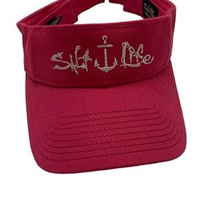 Salt Life Women's Signature Anchor Visor Pink